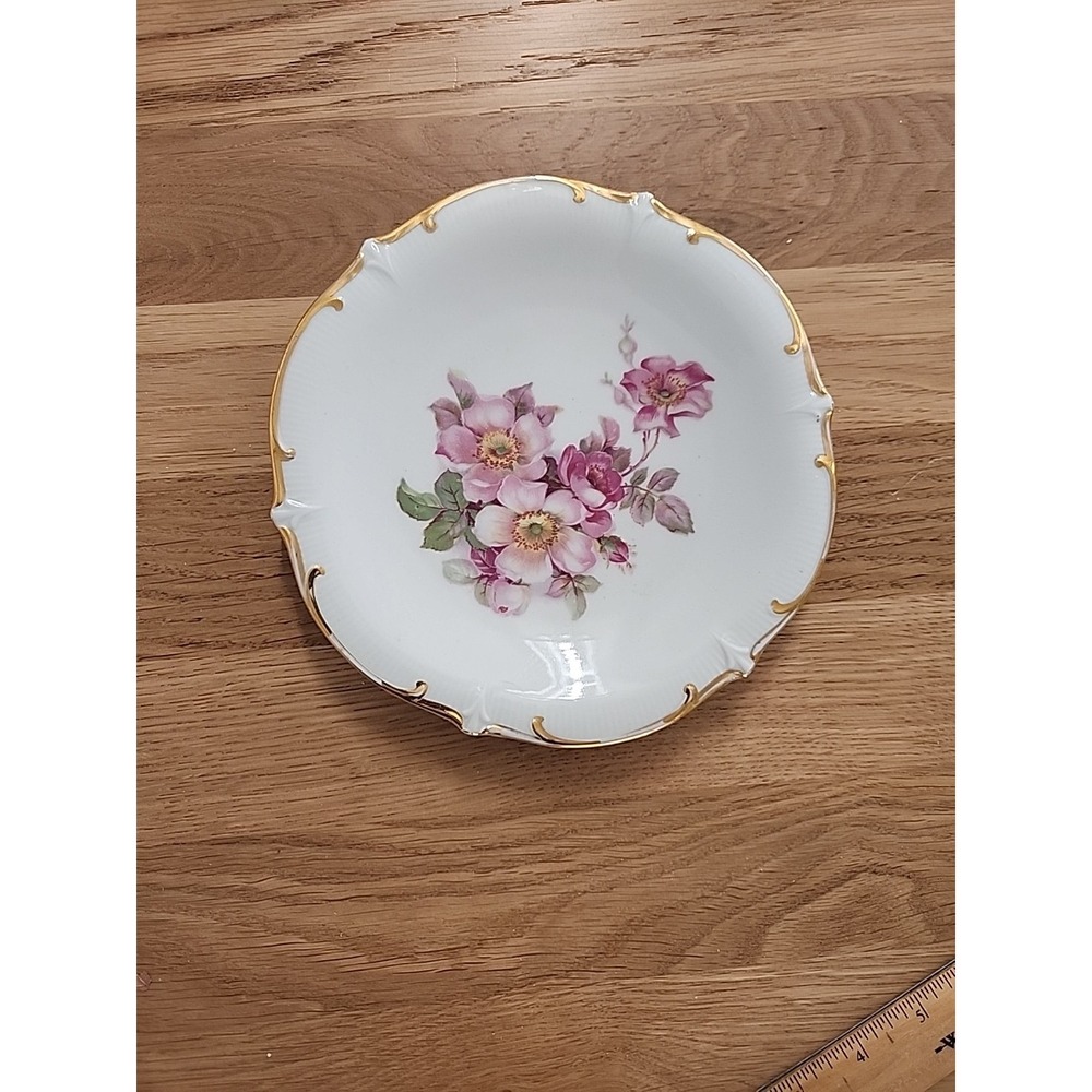 Vtg Schumann Arzberg Bavaria Germany "Wild Rose" Salad Dessert Side Plate 7.25"‎